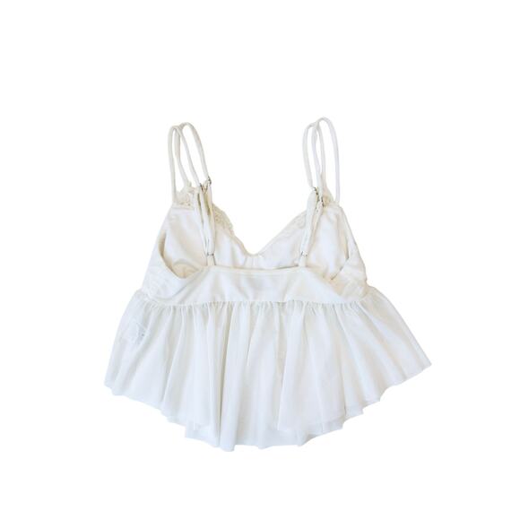 Princess polly white lace crop tank - size 4 - Picture 4 of 4